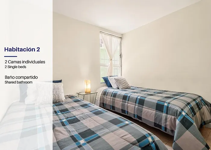 Equipped With Parking 2 Bedrooms Apartment Mexico City